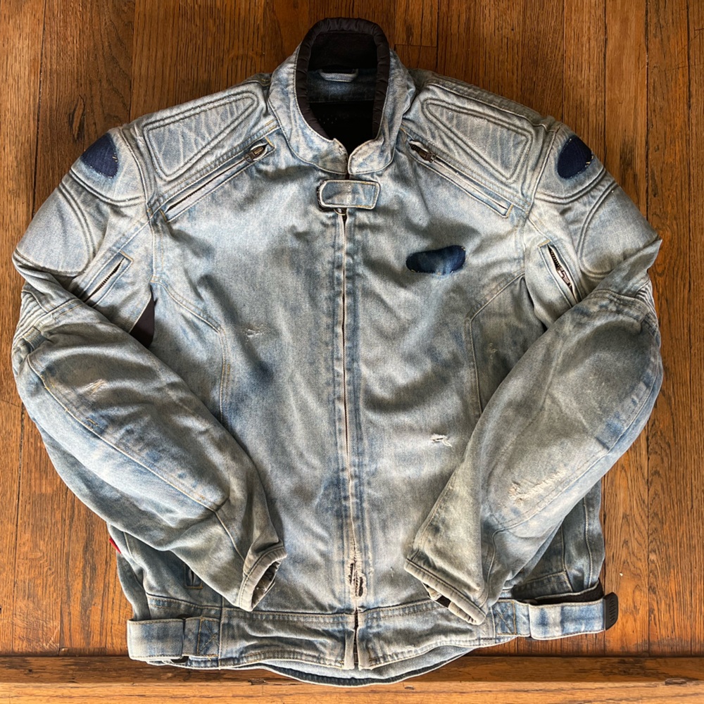 Custom Vintage Cortech DSX armor motorcycle jacket